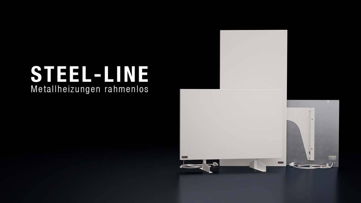 STEEL-LINE - Metallheizung rahmenlos